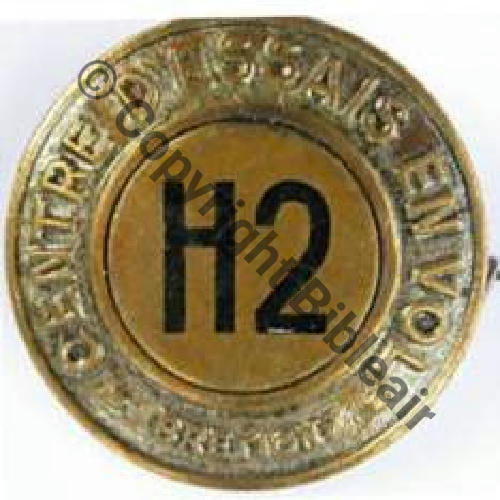 BRETIGNY NH CEV Badge H2 couronne doree AB.P Eping Sc.lamourelle  15Eur(x2)